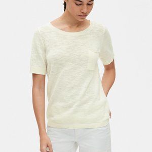 EUC Gap Crewneck Pocket Sweater in Slub Cotton